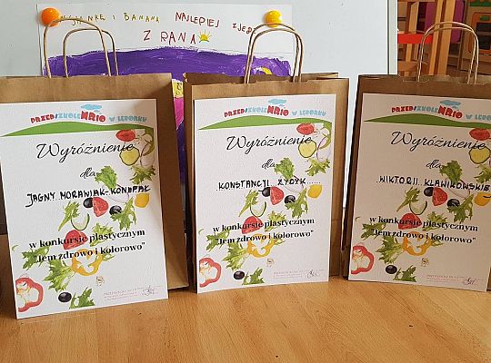 Konkurs plastyczny "Jedz zdrowo i kolorowo "
