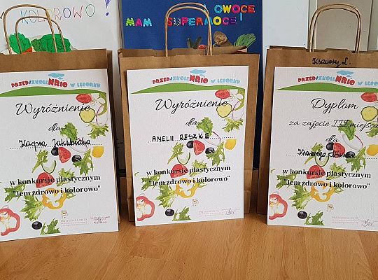 Konkurs plastyczny "Jedz zdrowo i kolorowo "