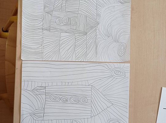 GR IV Rakieta metodą Op-Art oraz nowa zabawa ruchowa