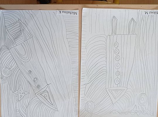 GR IV Rakieta metodą Op-Art oraz nowa zabawa ruchowa