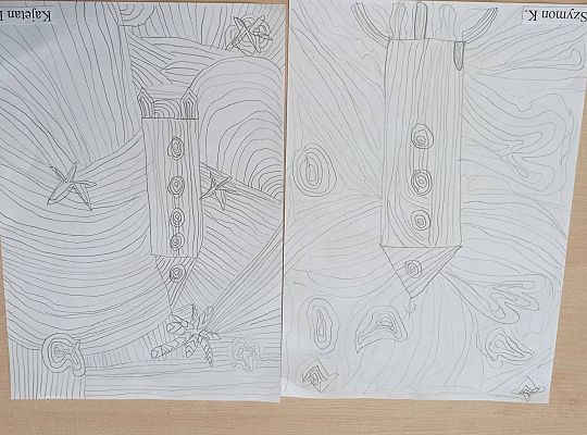 GR IV Rakieta metodą Op-Art oraz nowa zabawa ruchowa