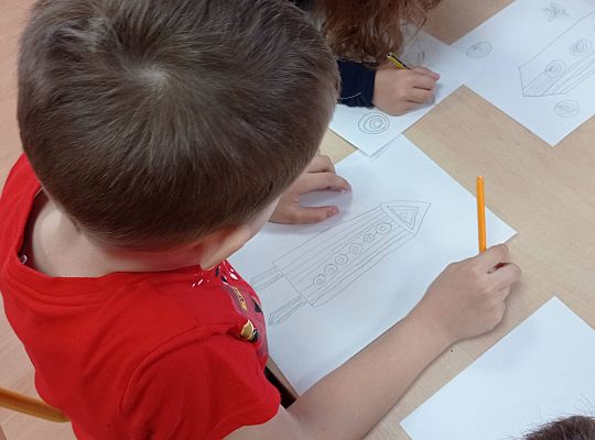 GR IV Rakieta metodą Op-Art oraz nowa zabawa ruchowa