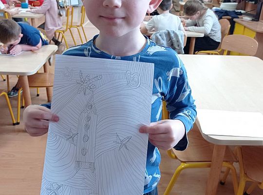 GR IV Rakieta metodą Op-Art oraz nowa zabawa ruchowa