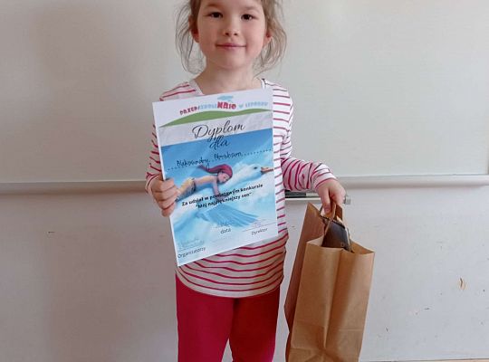 Wyniki konkursu "Mój najpiękniejszy sen"