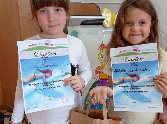 Wyniki konkursu "Mój najpiękniejszy sen"