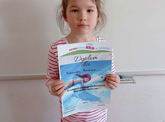 Wyniki konkursu "Mój najpiękniejszy sen"