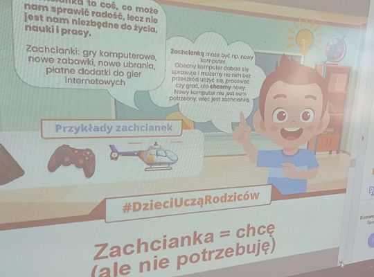 GR IV "Dzieci uczą rodziców" - projekt