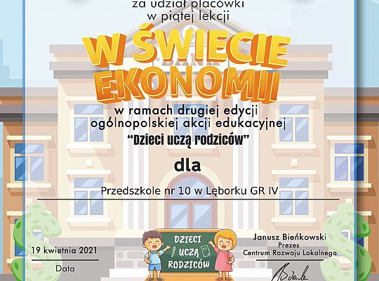 GR IV "Dzieci uczą rodziców" - projekt