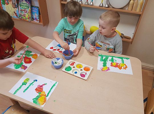 GR II Kwiaty w ogrodzie przedszkolnym