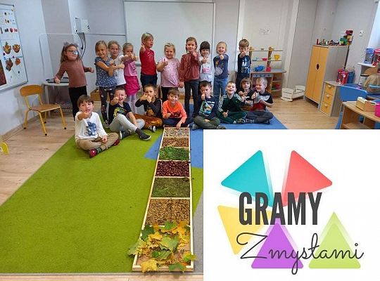 Gr.IV Jesienna ścieżka sensoryczna