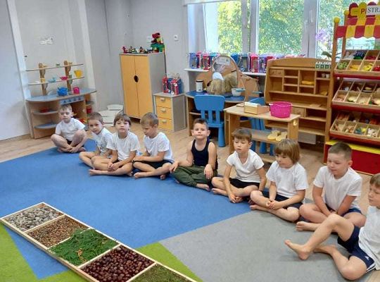 Gr.IV Jesienna ścieżka sensoryczna