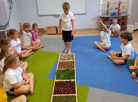 Gr.IV Jesienna ścieżka sensoryczna