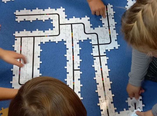 Gr. IV Pierwsze zajęcia  z ozobotami