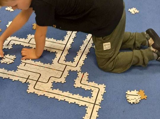 Gr. IV Pierwsze zajęcia  z ozobotami