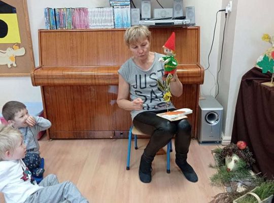 Gr. I i II Teatrzyk "Przygody krasnala Hałabały"