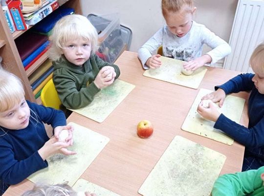 GR. I "Zdrowym być"  oraz warzywa i owoce z masy solnej