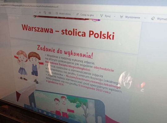 Trzecia lekcja "Niepodległa Polska"