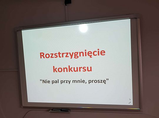 "Nie pal przy mnie proszę" - rozstrzygnięcie konkursu
