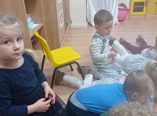 Gr. I Zajęcia do projektu "Gramy zmysłami" - wzrok