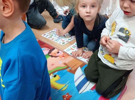 Gr. I Zajęcia do projektu "Gramy zmysłami" - wzrok