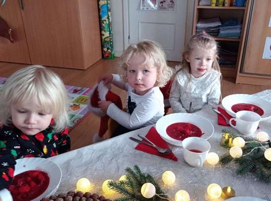 Gr. I Wigilia oraz świąteczne życzenia