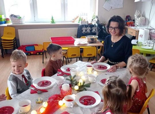 Gr. I Wigilia oraz świąteczne życzenia
