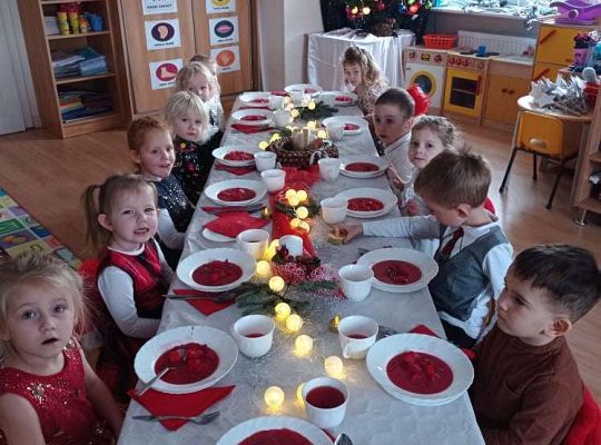 Gr. I Wigilia oraz świąteczne życzenia