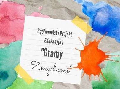 Gr. I Zadanie z projektu "Gramy Zmysłami" dotyk - sztuczny śnieg