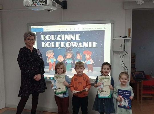 "Rodzinne kolędowanie" - wręczenie nagród i dyplomów