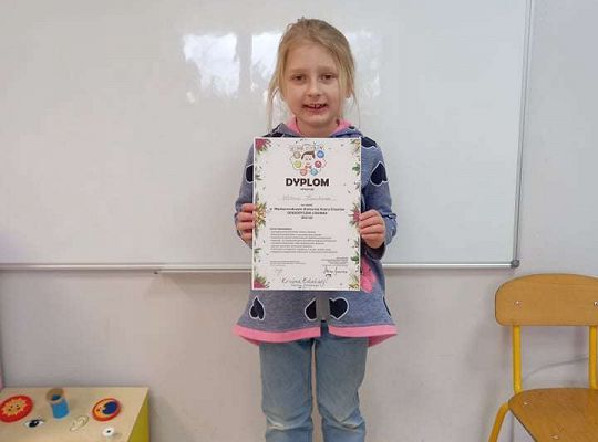 Sensoryczna choinka - wręczenie dyplomów