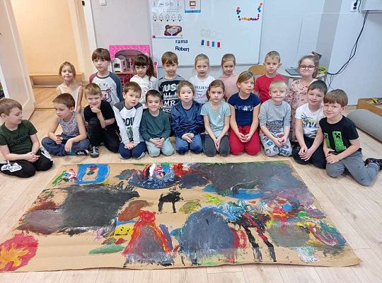 Gr. IV - Malowanie  do muzyki dziesięcioma palcami