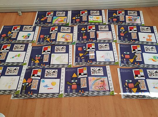 Gr.III Czy to już sztuka? Zabawy kolorami