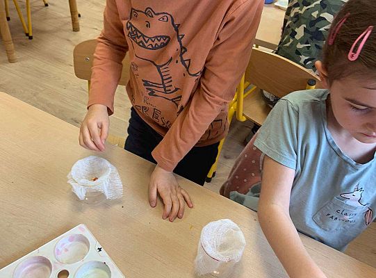 Gr. IV Zabawy badawcze - żywioły: woda, powietrze, ziemia. Poznajemy Ziemię zmysłami.