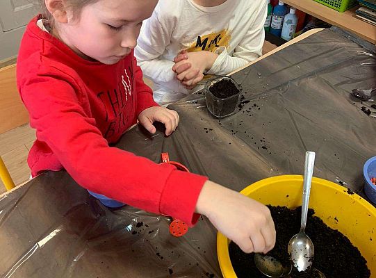 Gr. IV Zabawy badawcze - żywioły: woda, powietrze, ziemia. Poznajemy Ziemię zmysłami.