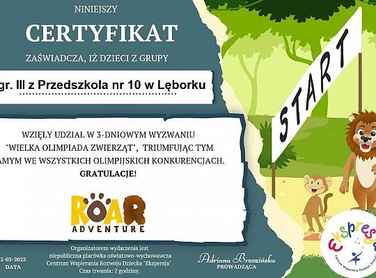 Gr. III Gimnastyczne wyzwanie