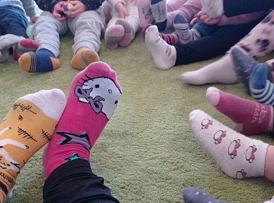 Gr. I 21 marca - Dzień Kolorowej Skarpetki