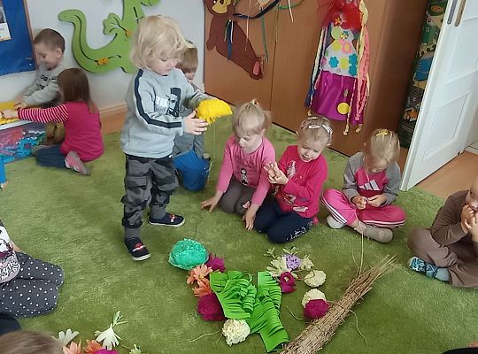 Gr. I Wspólna praca na Ogólnopolski Konkurs pt. "Wielkanocna kartka"