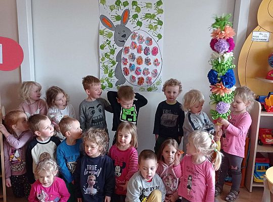 Gr. I Wspólna praca na Ogólnopolski Konkurs pt. "Wielkanocna kartka"