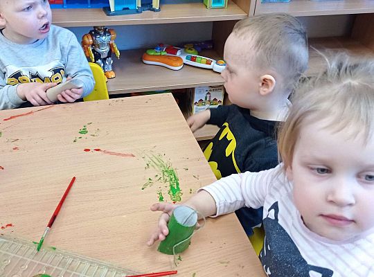 Gr. I Jesteśmy EKO - Zabawka z rolki po papierze toaletowym