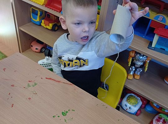 Gr. I Jesteśmy EKO - Zabawka z rolki po papierze toaletowym