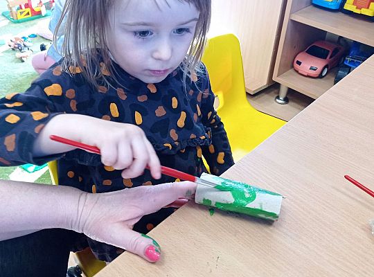 Gr. I Jesteśmy EKO - Zabawka z rolki po papierze toaletowym