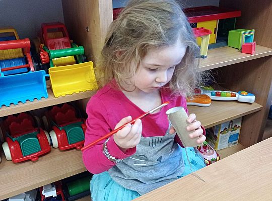 Gr. I Jesteśmy EKO - Zabawka z rolki po papierze toaletowym