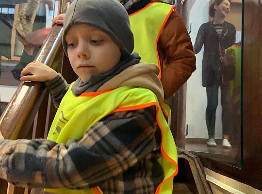 Gr. IV Z wizytą u p. Burmistrza naszego miasta- wielkanocne życzenia