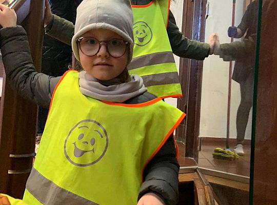 Gr. IV Z wizytą u p. Burmistrza naszego miasta- wielkanocne życzenia