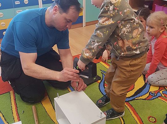 Gr. I i II - Poznajemy zawody - spotkanie ze stolarzem