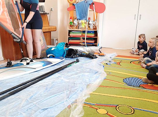 Gr. III i IV - "Aktywnie spędzamy czas wolny"- spotkanie z Zuzanną Gołębiewską członkinią Łebskiego Klubu Żeglarskiego