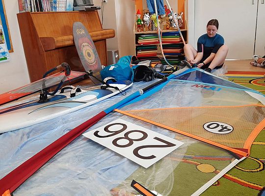 Gr. III i IV - "Aktywnie spędzamy czas wolny"- spotkanie z Zuzanną Gołębiewską członkinią Łebskiego Klubu Żeglarskiego