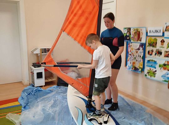 Gr. III i IV - "Aktywnie spędzamy czas wolny"- spotkanie z Zuzanną Gołębiewską członkinią Łebskiego Klubu Żeglarskiego