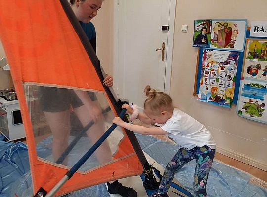 Gr. III i IV - "Aktywnie spędzamy czas wolny"- spotkanie z Zuzanną Gołębiewską członkinią Łebskiego Klubu Żeglarskiego