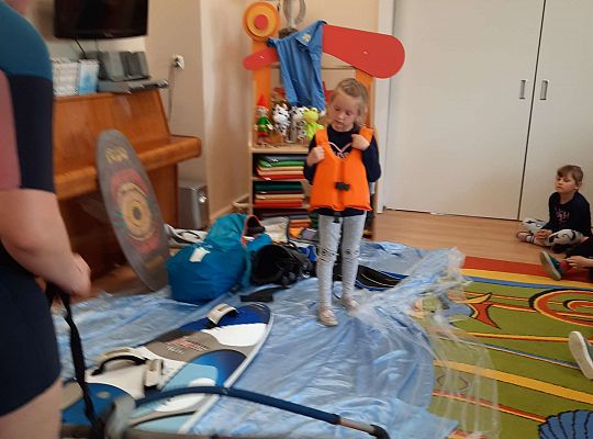 Gr. III i IV - "Aktywnie spędzamy czas wolny"- spotkanie z Zuzanną Gołębiewską członkinią Łebskiego Klubu Żeglarskiego